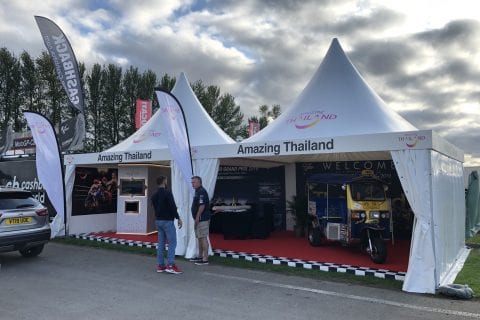 Outdoor exhibition stand